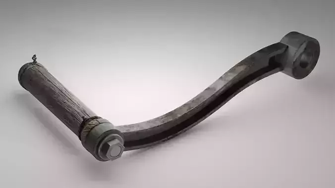 Crank Handle 3D Model - Free High-Poly Asset  Free 3D model