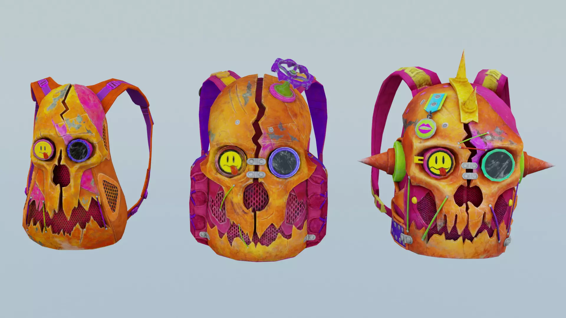 bag 3x name134 Backpack 3D model_0
