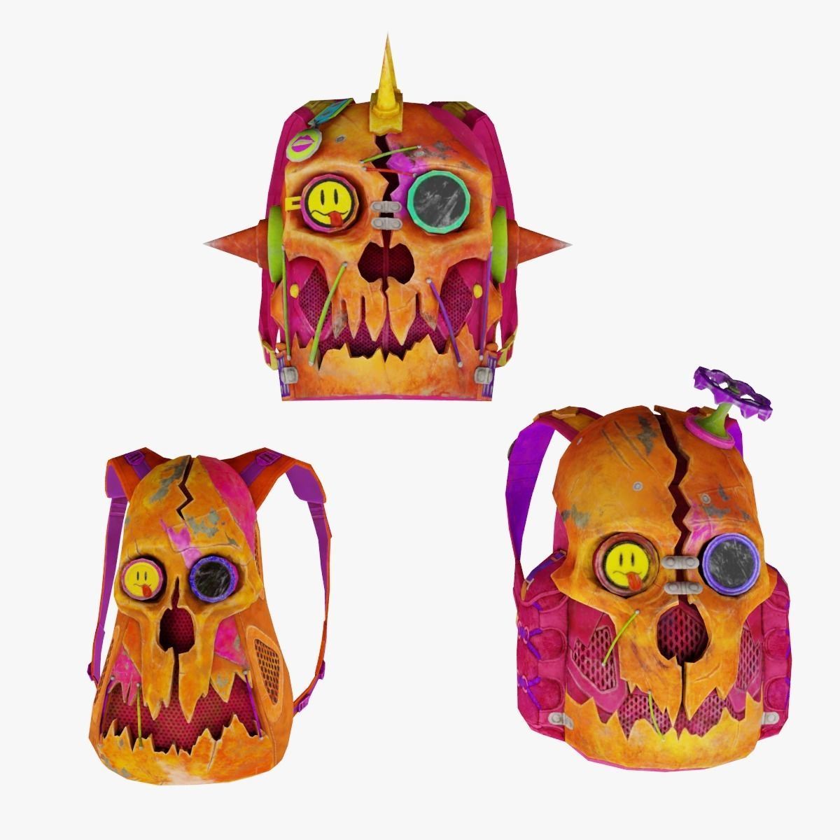 bag 3x name134 Backpack 3D model_1