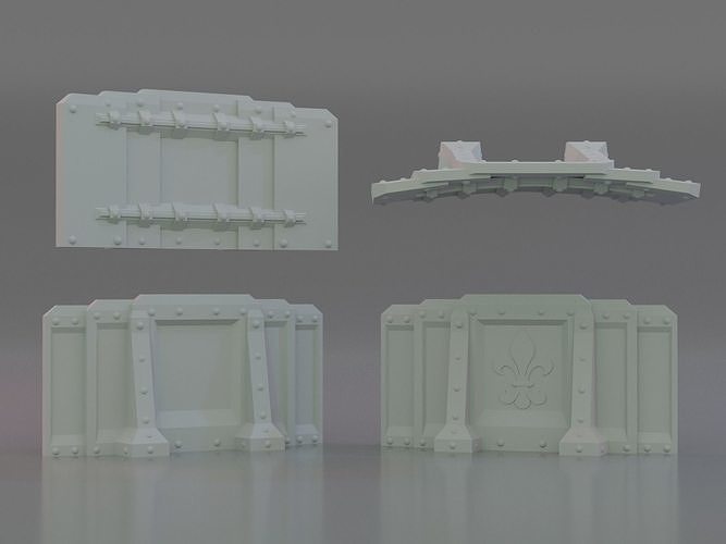 murder team barricade Free 3D print model