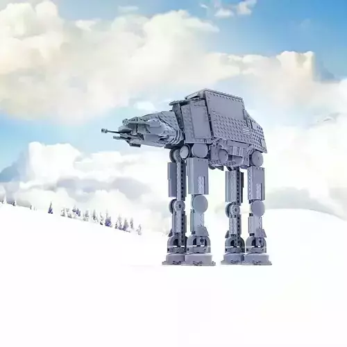 LEGO Star Wars AT-AT with armature
