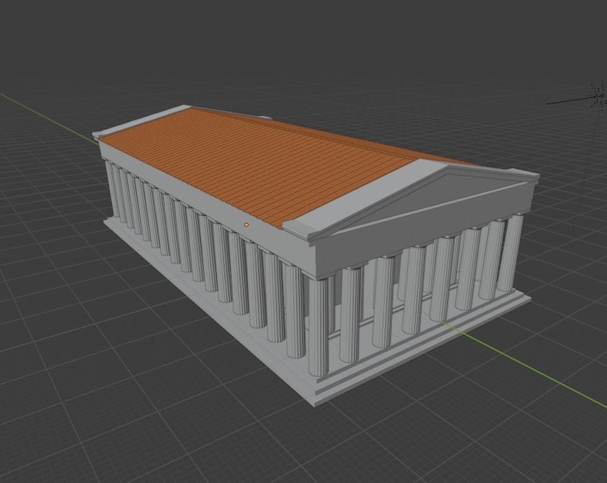 Athenian Parthenon 3D model_1