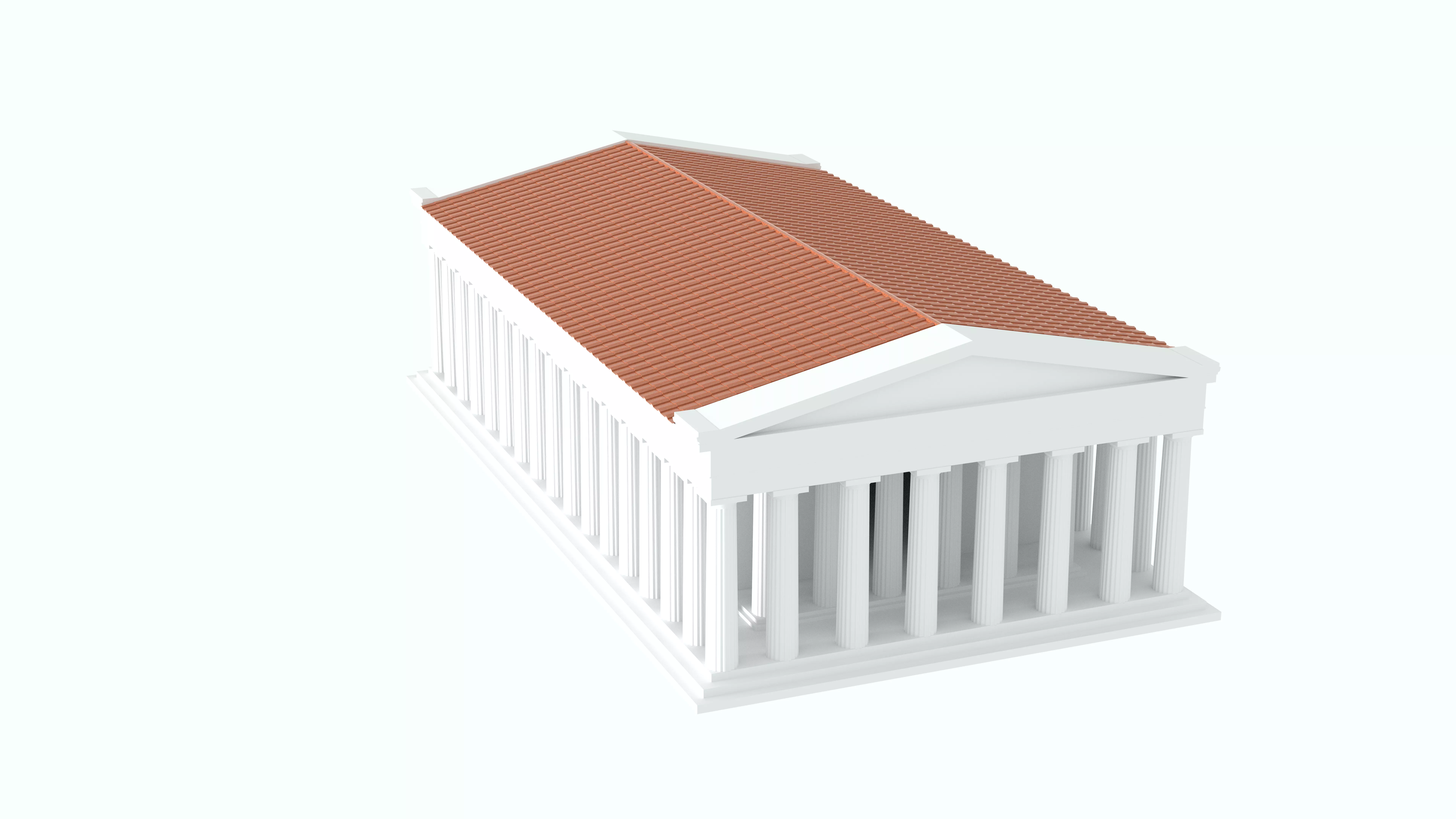 Athenian Parthenon 3D model_0