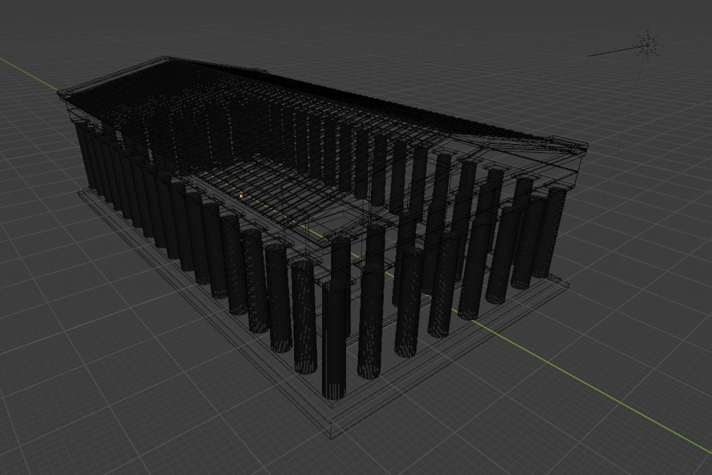 Athenian Parthenon 3D model_2