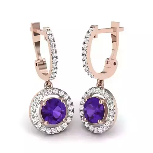 stud earring human 3D print model