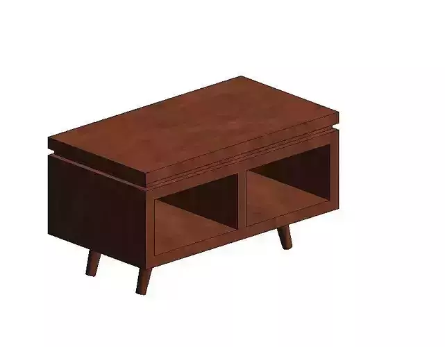 Coffee Table 3D Model Low-poly 3D model