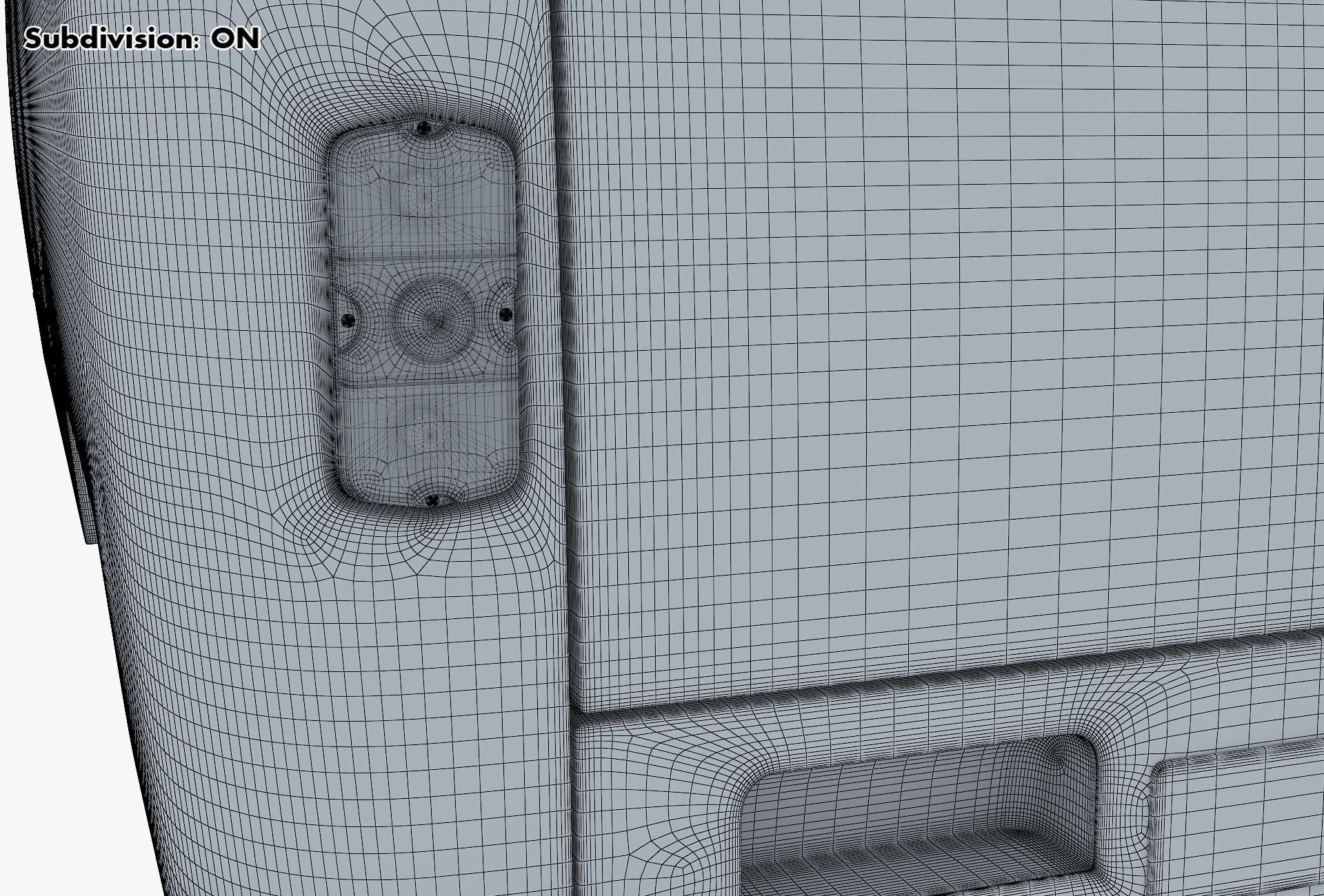 Generic Retro Passenger Van v 2 3D model_35