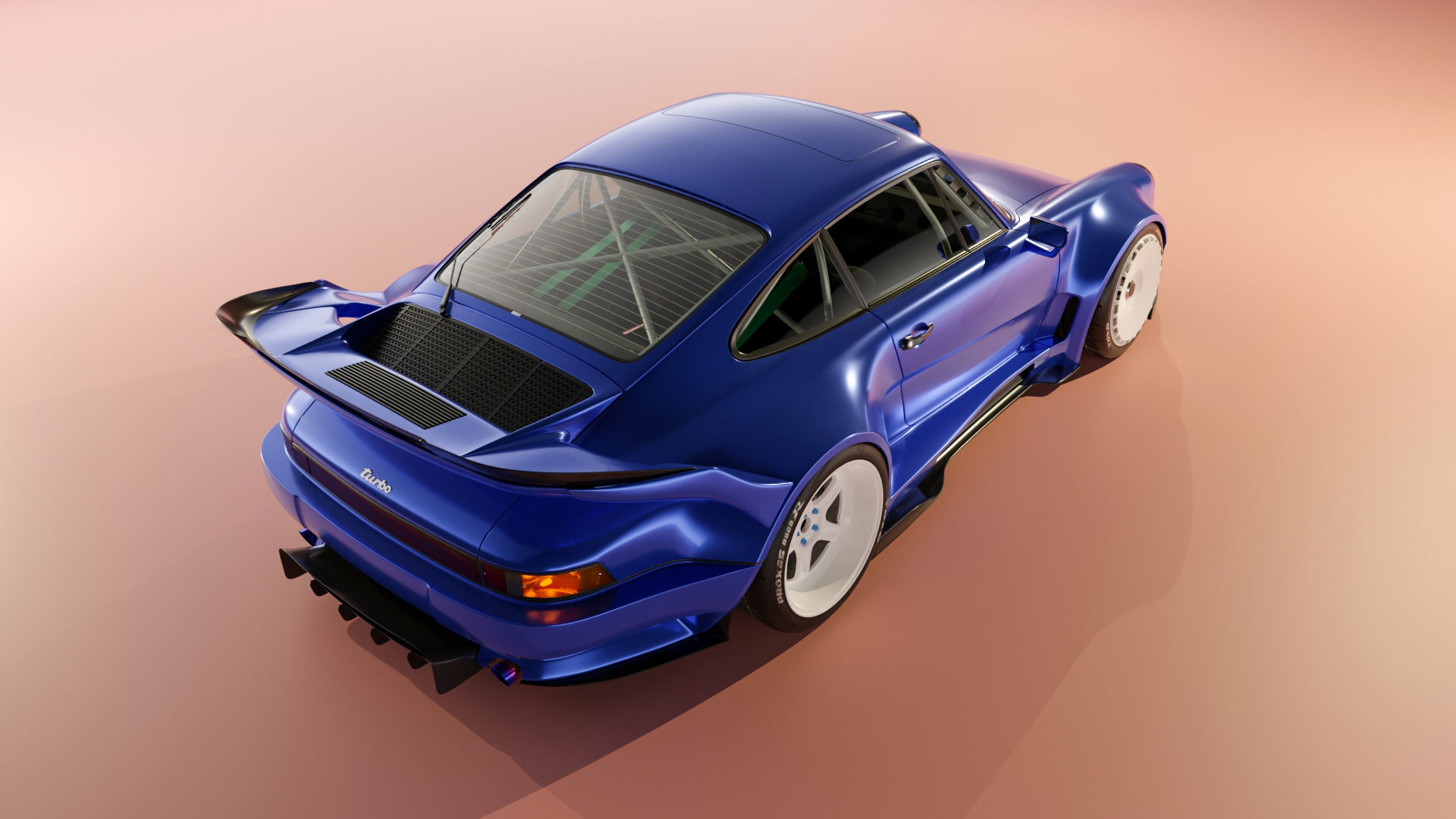 Porsche 911 Widebody kit 3D model_5