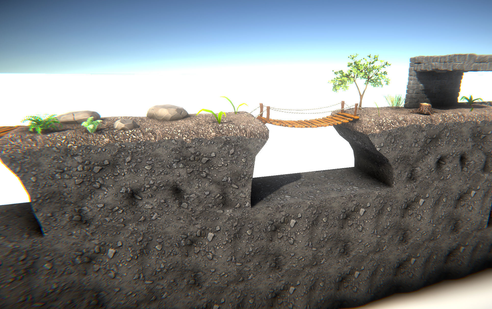 Stylized Platformer Asset Pack Low-poly 3D model_1