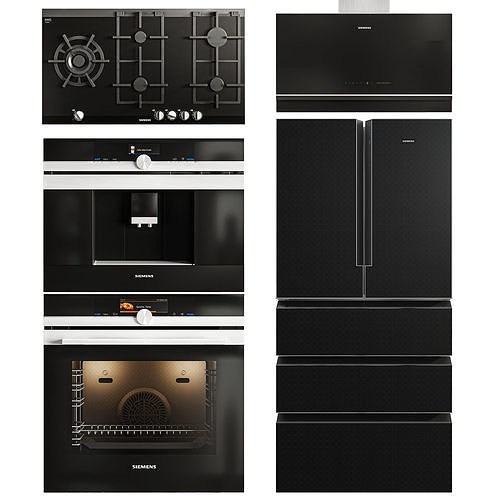 Set Siemens Appliance 3D model