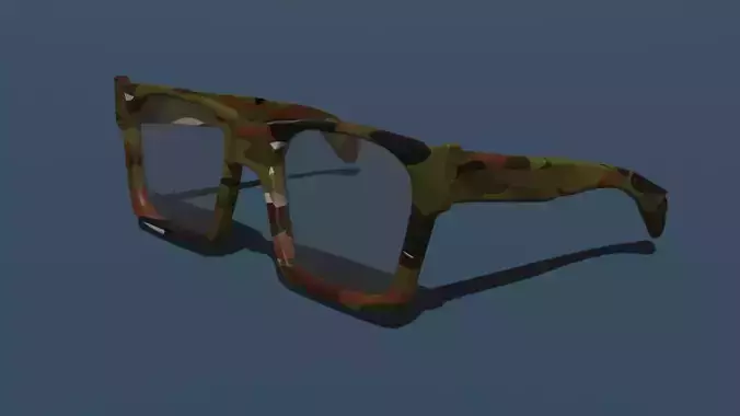 Glasses pair of in camouflage