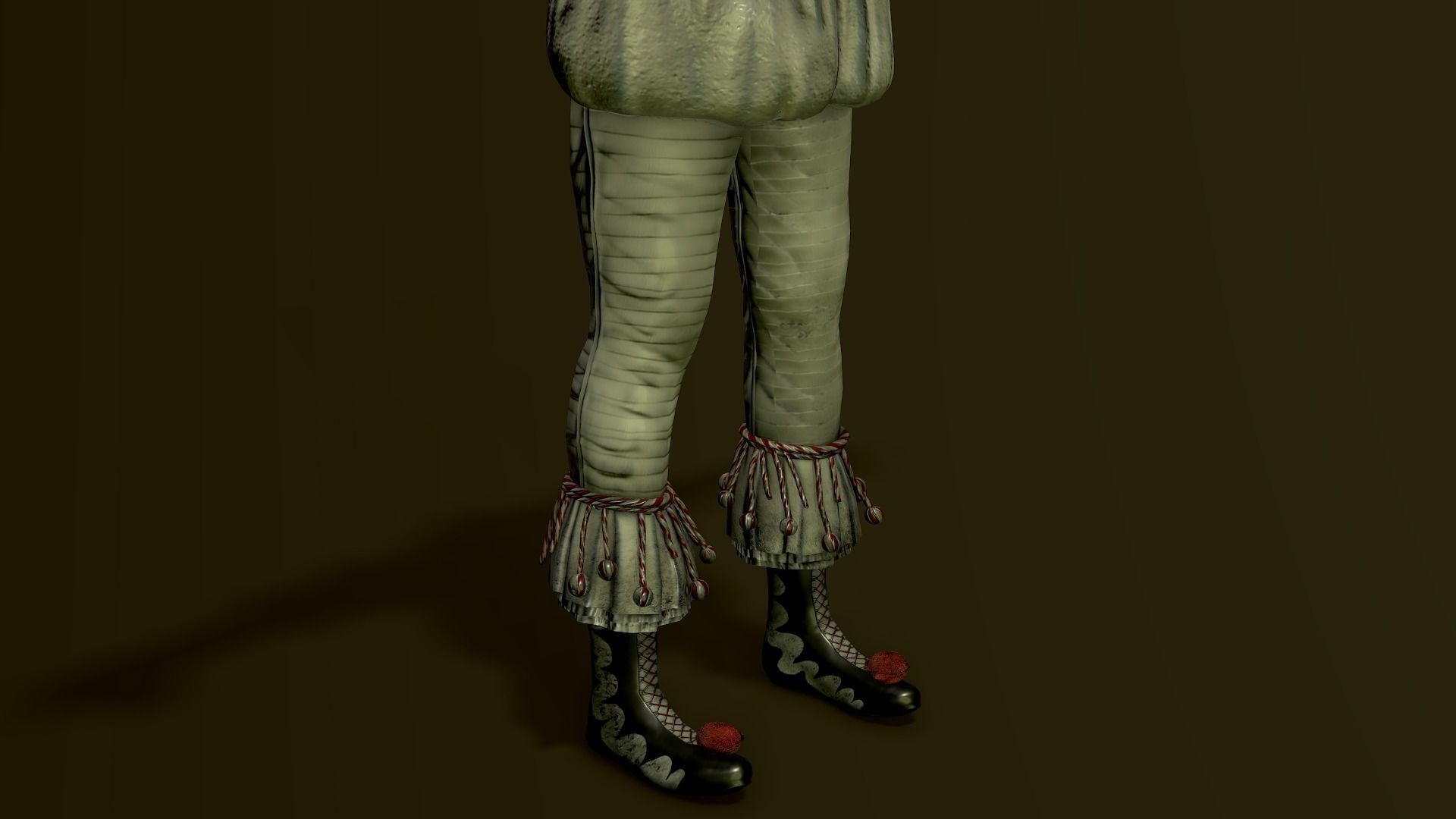 Clown Pennywise - It Low-poly 3D model_14