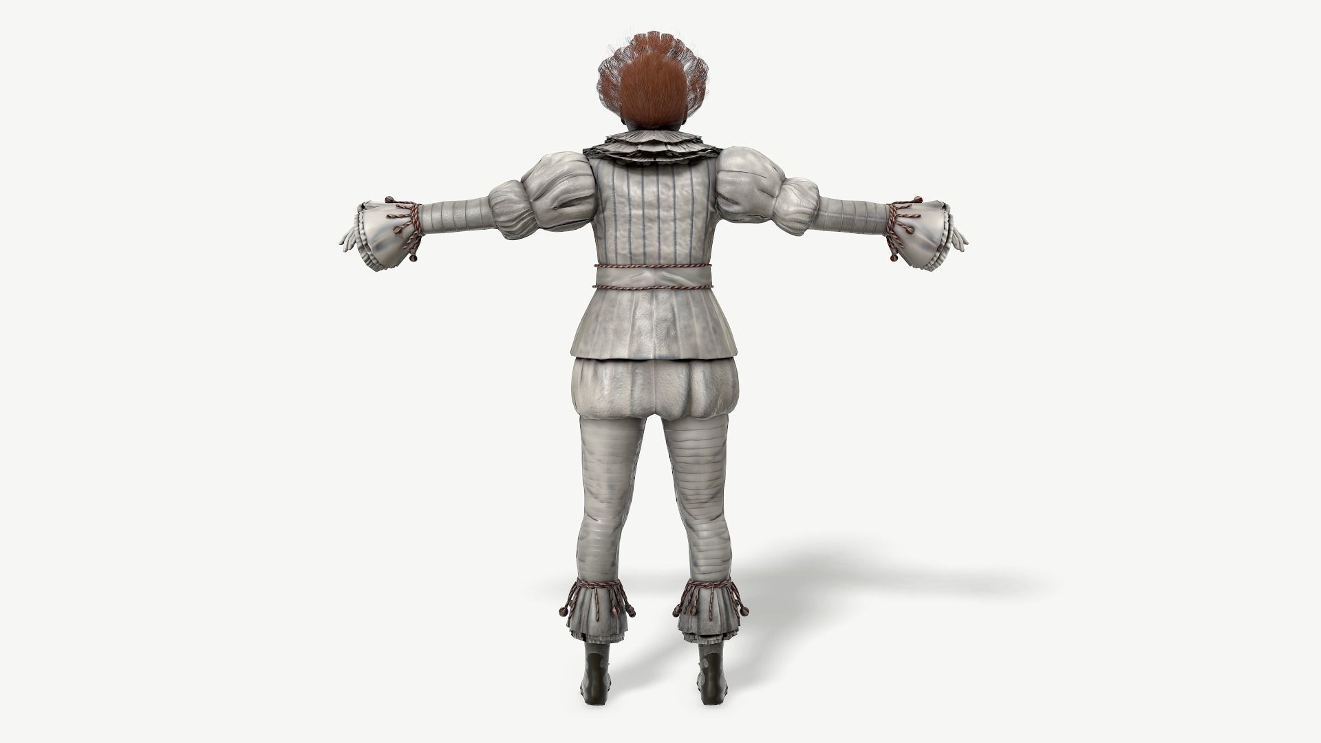 Clown Pennywise - It Low-poly 3D model_2