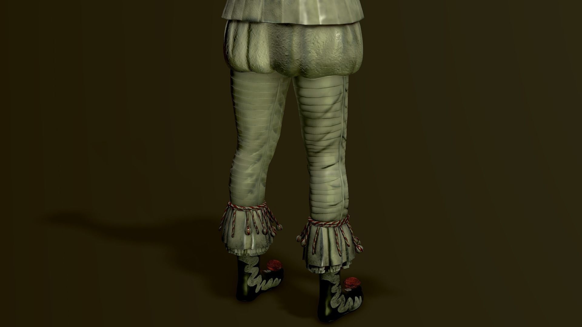 Clown Pennywise - It Low-poly 3D model_15