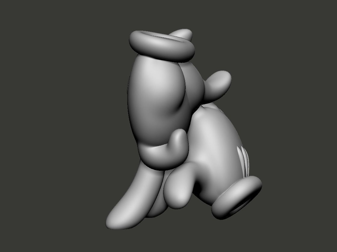 Mickey Mouse LA Hands Disney 3D print model_5