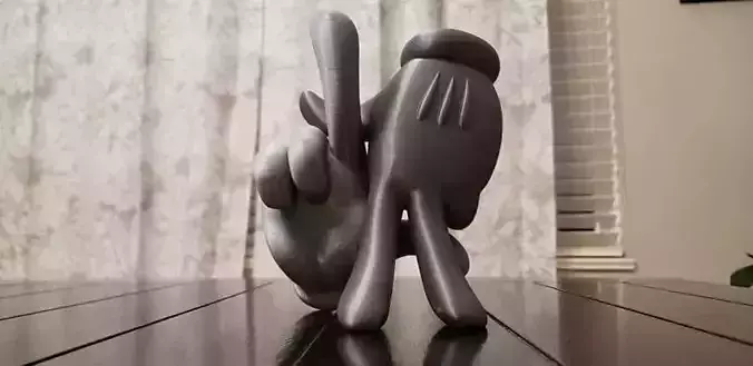 Mickey Mouse LA Hands Disney 3D print model
