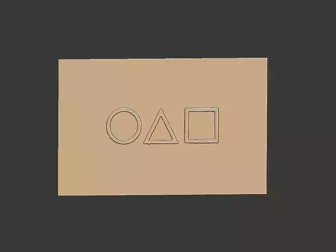 SQUID GAME BUSINESS CARD Free 3D print model