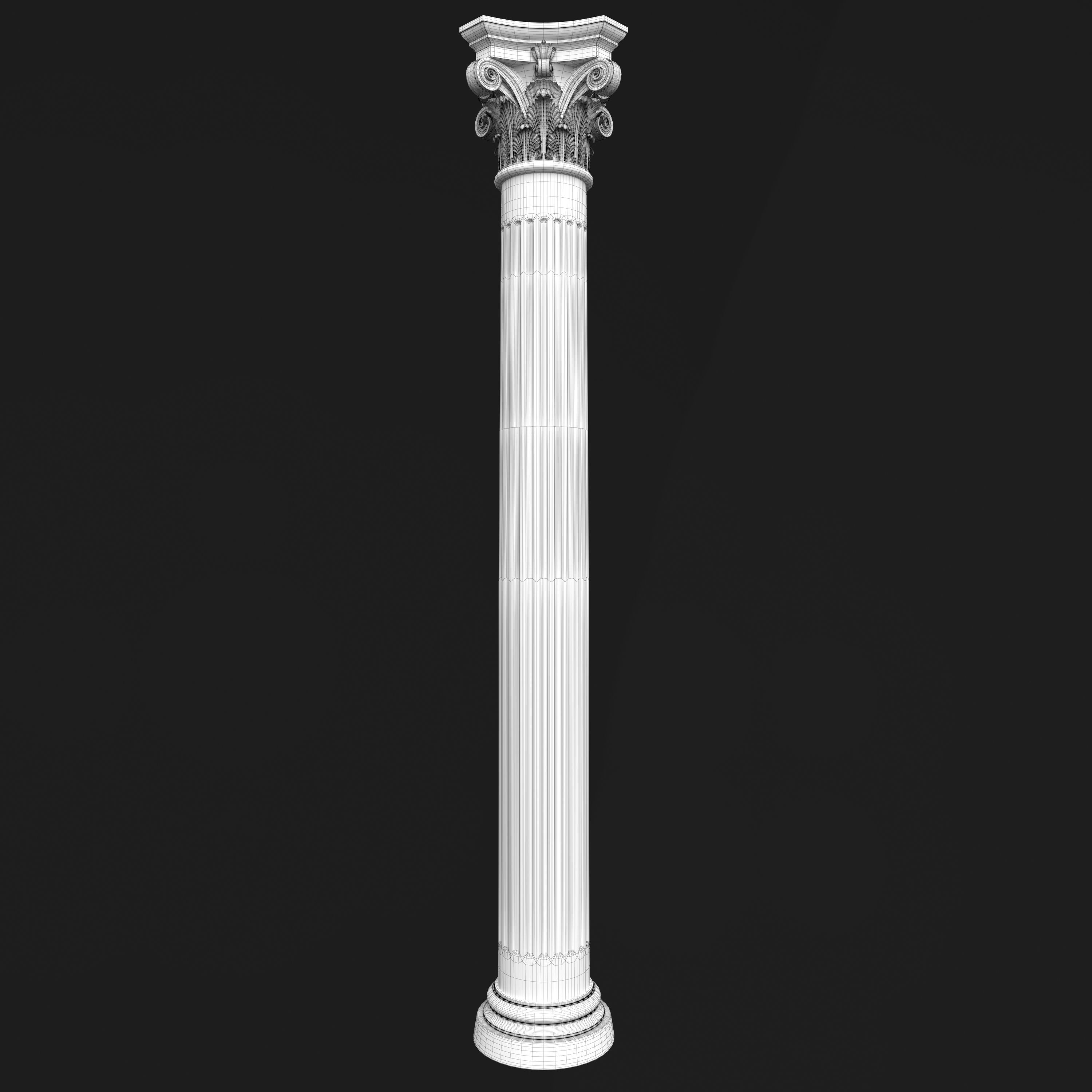 Column Decorative 1 3D model_6