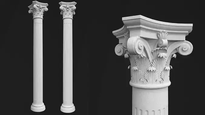 Column Decorative 1 3D model