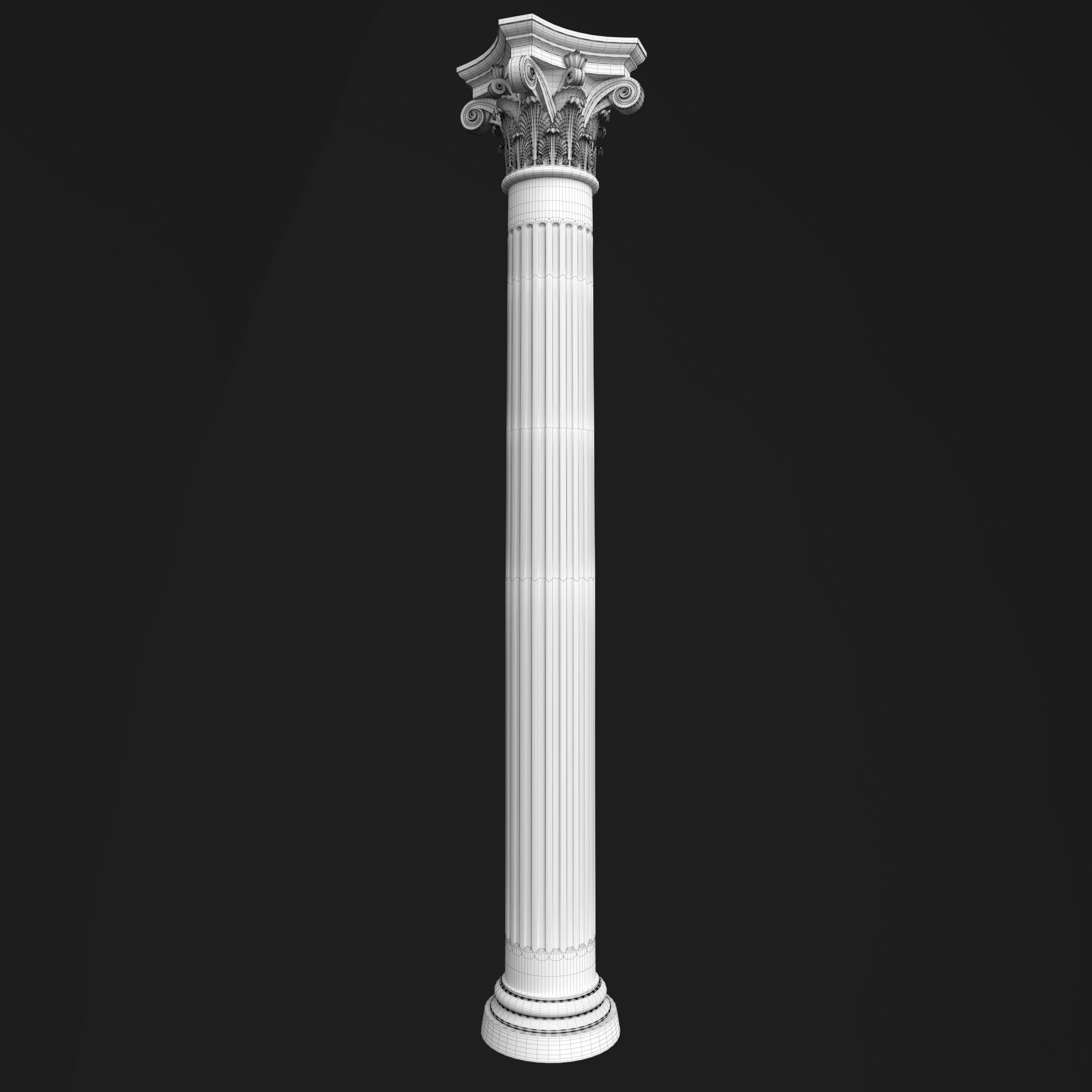 Column Decorative 1 3D model_2
