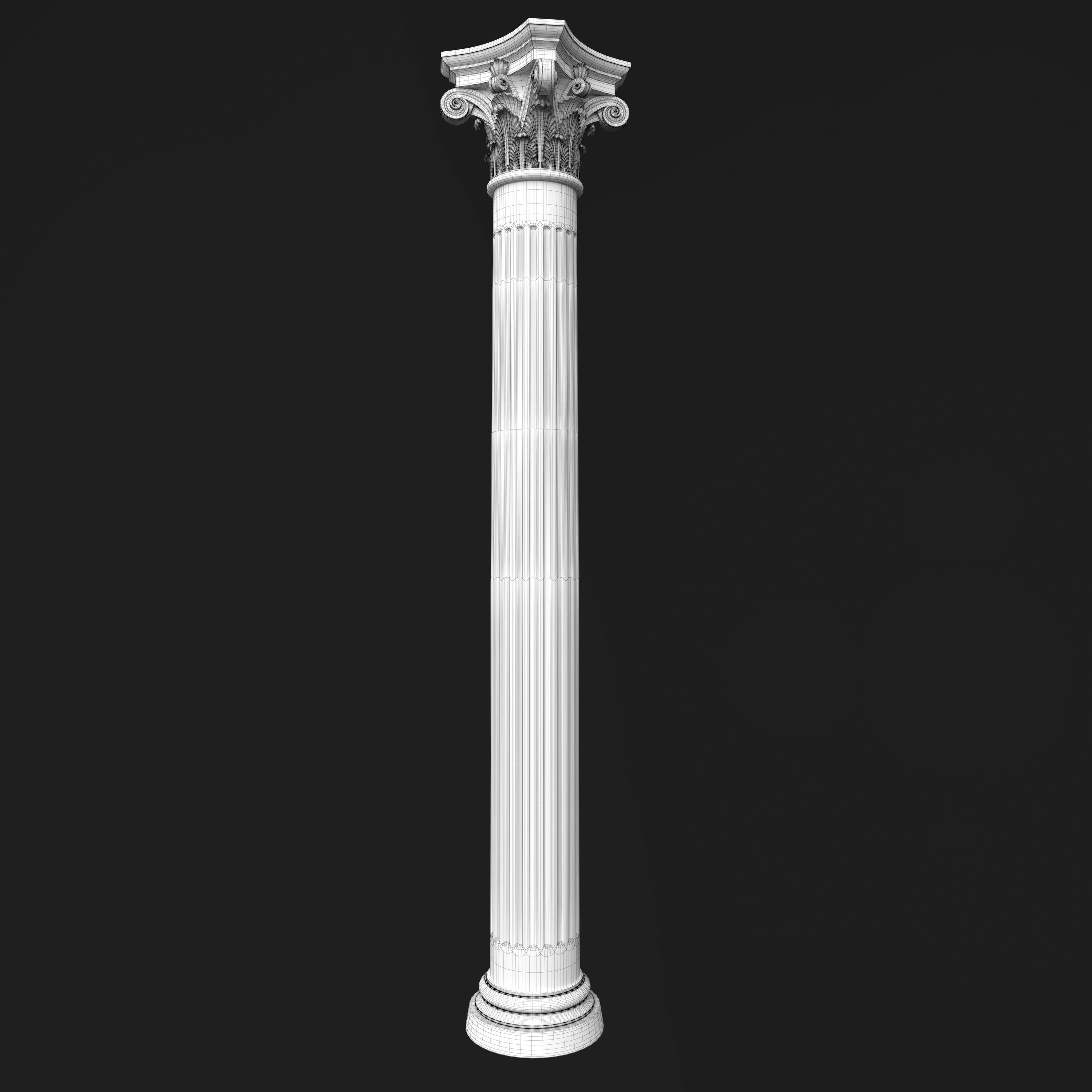 Column Decorative 1 3D model_10