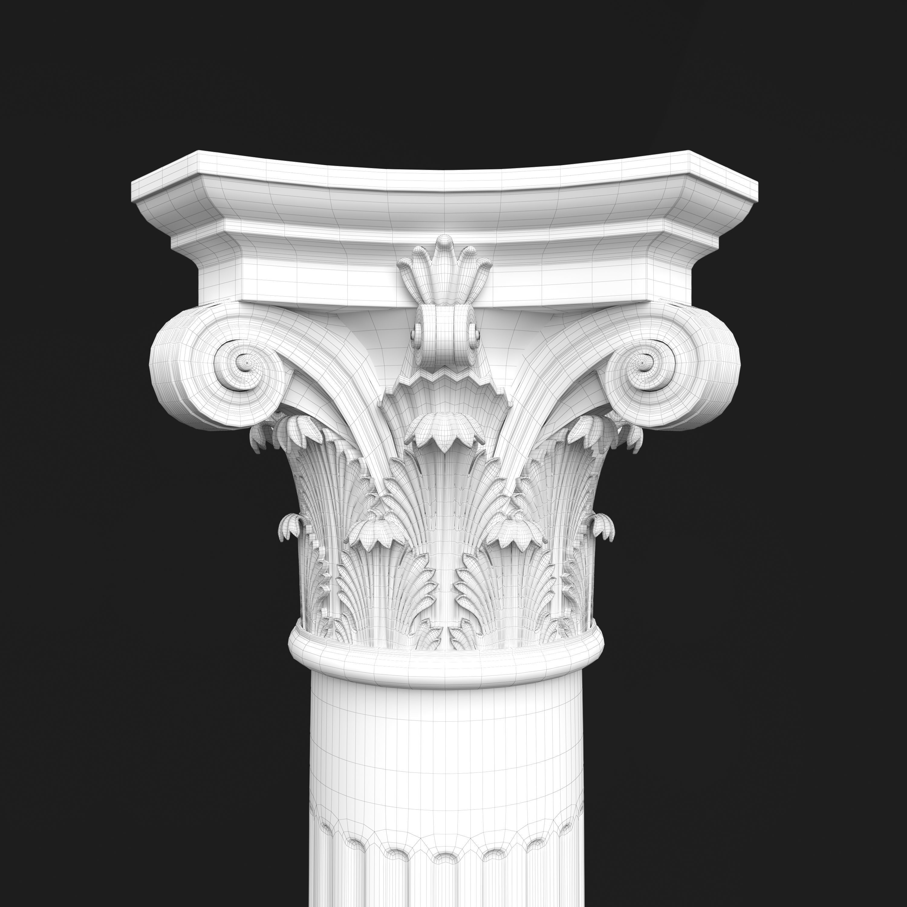 Column Decorative 1 3D model_8