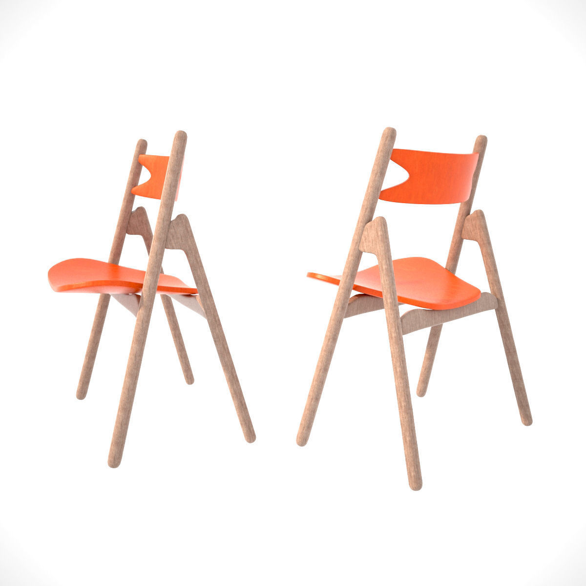 Chair 019 3D model_2
