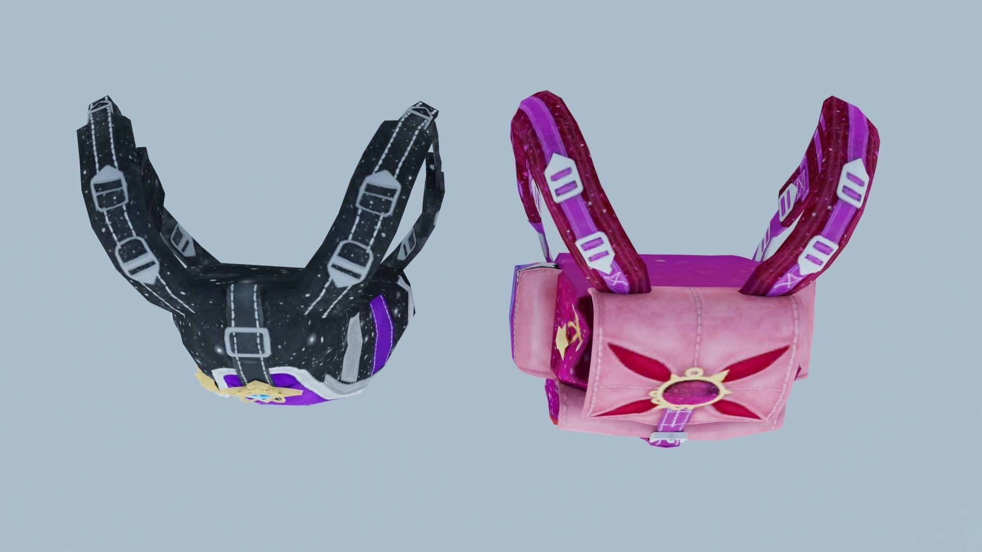 bag 2x name138 Backpack 3D model_3