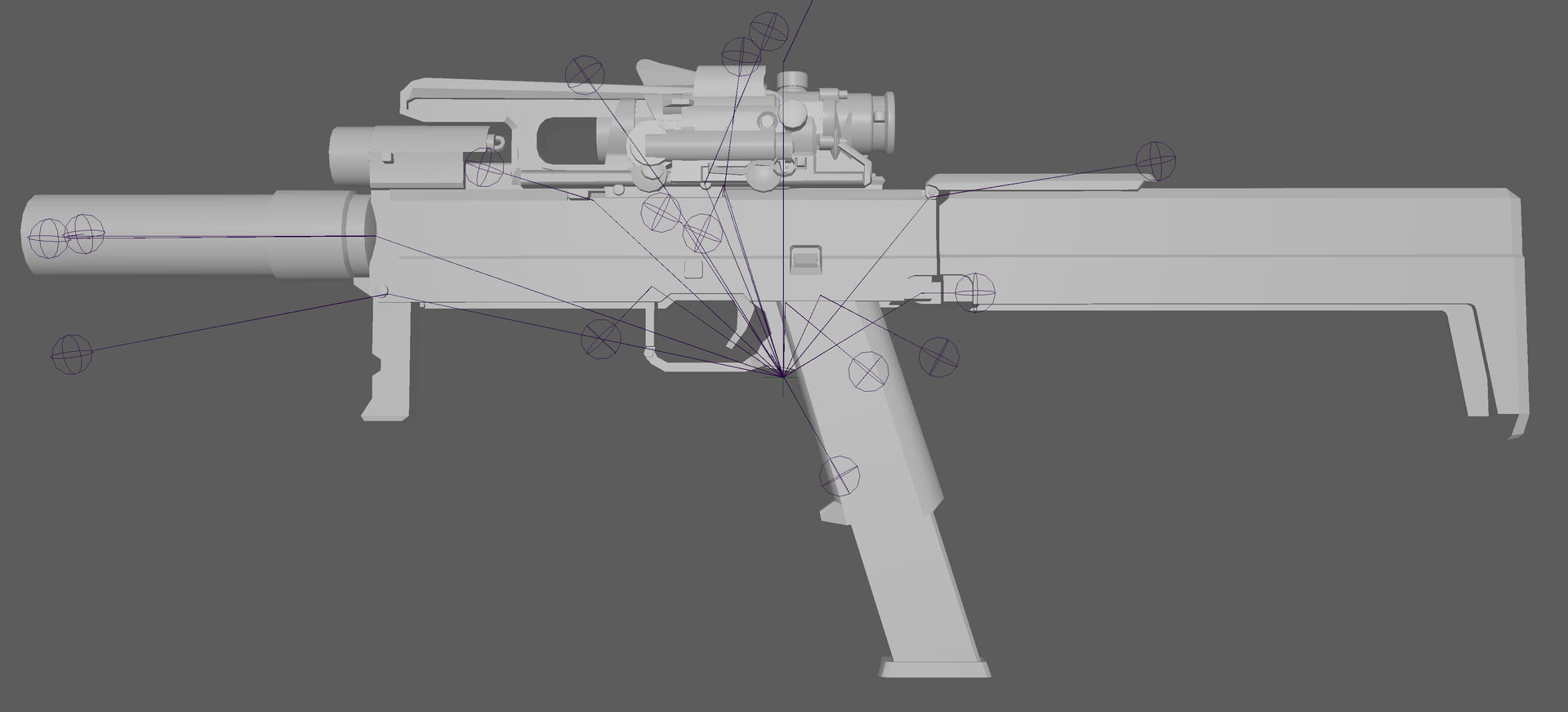 FMG 9 Rig Low-poly 3D model_9