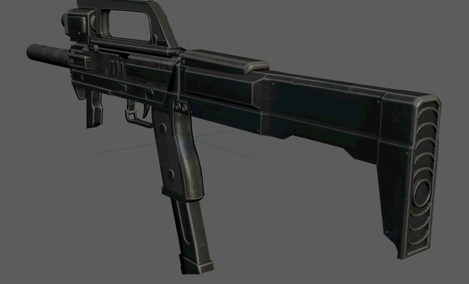 FMG 9 Rig Low-poly 3D model_4