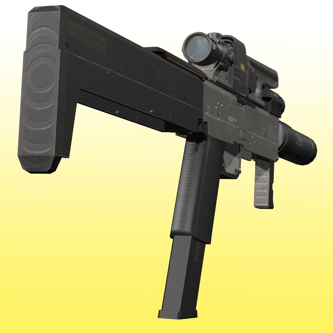 FMG 9 Rig Low-poly 3D model_1