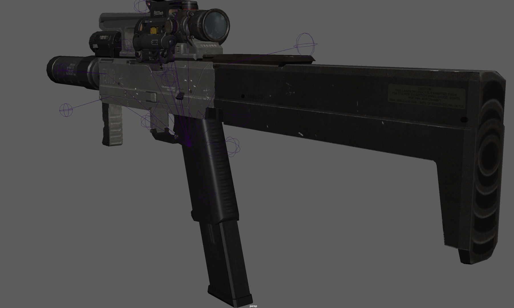 FMG 9 Rig Low-poly 3D model_10