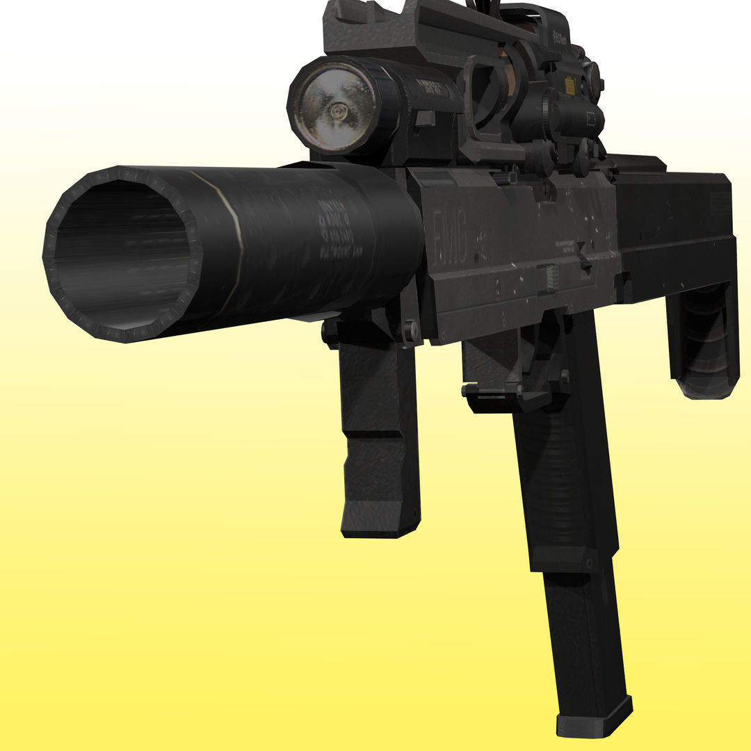 FMG 9 Rig Low-poly 3D model_2