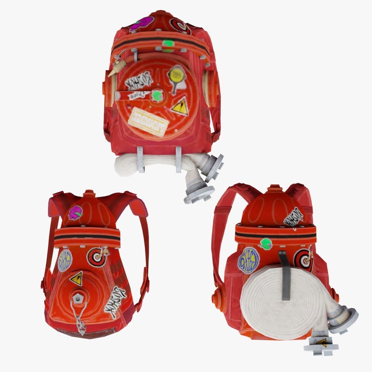 bag 3x name141 Backpack 3D model_1