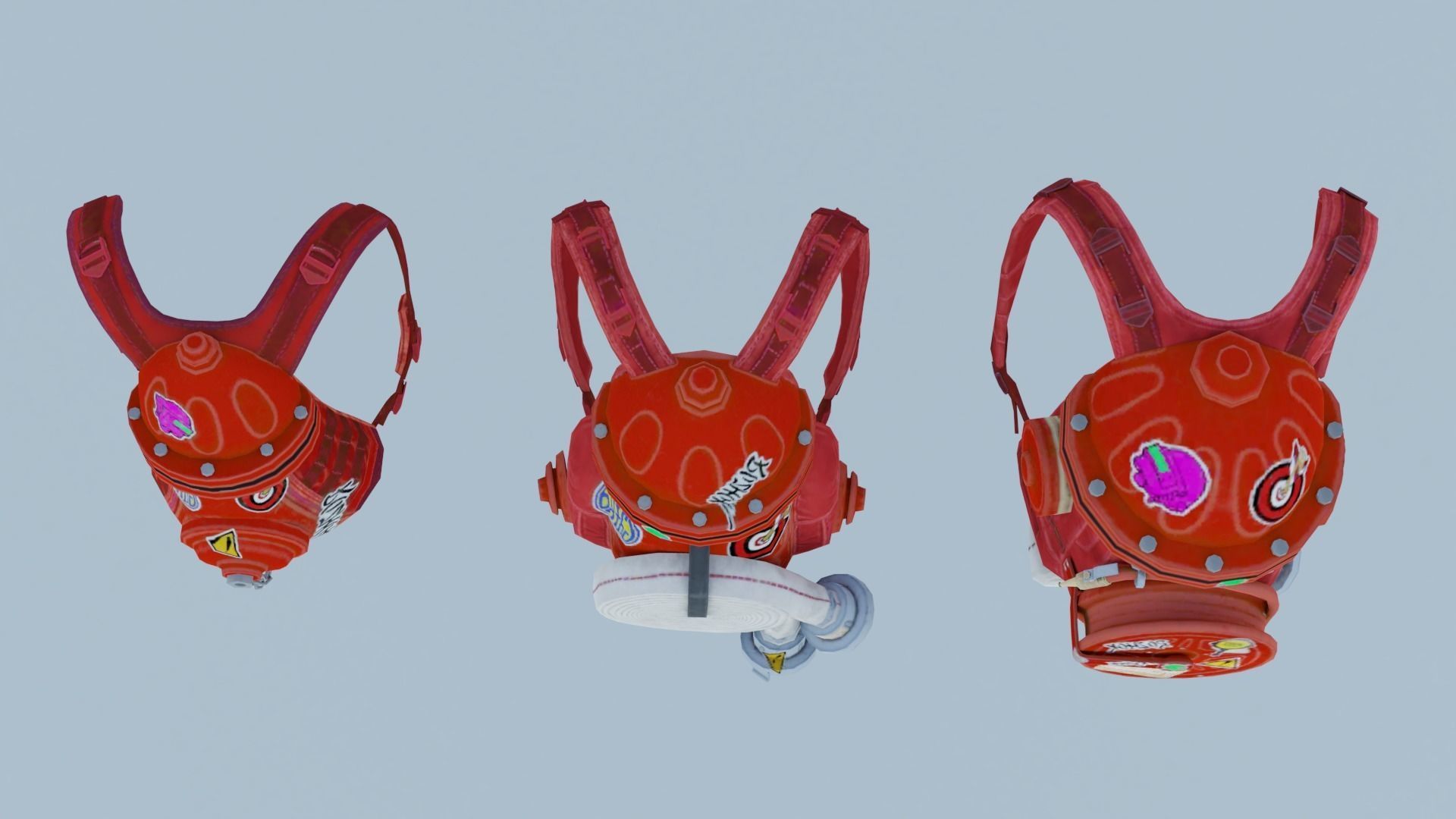 bag 3x name141 Backpack 3D model_3