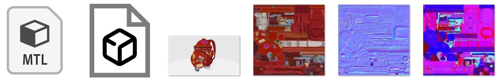 bag 3x name141 Backpack 3D model_13