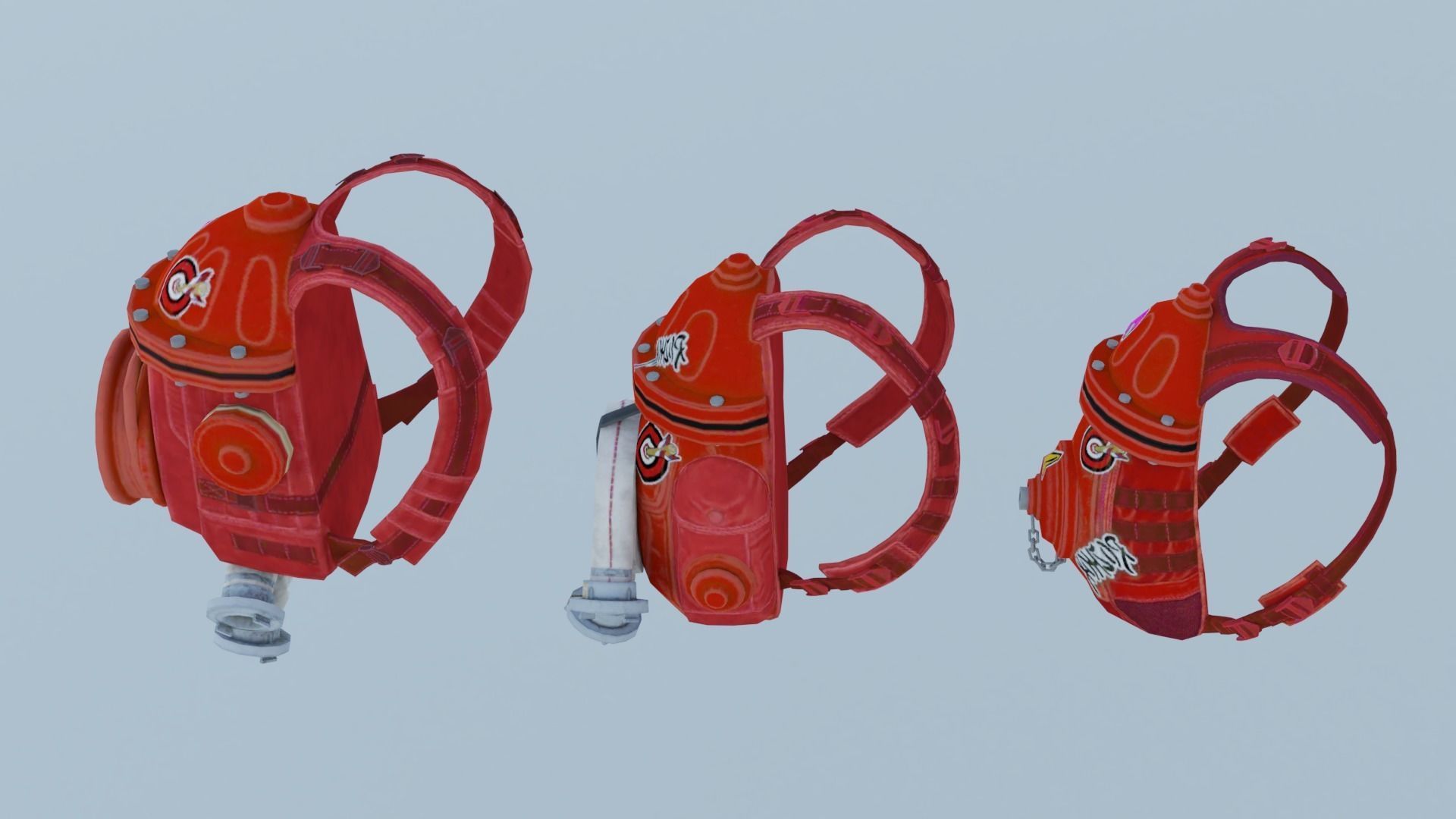 bag 3x name141 Backpack 3D model_4