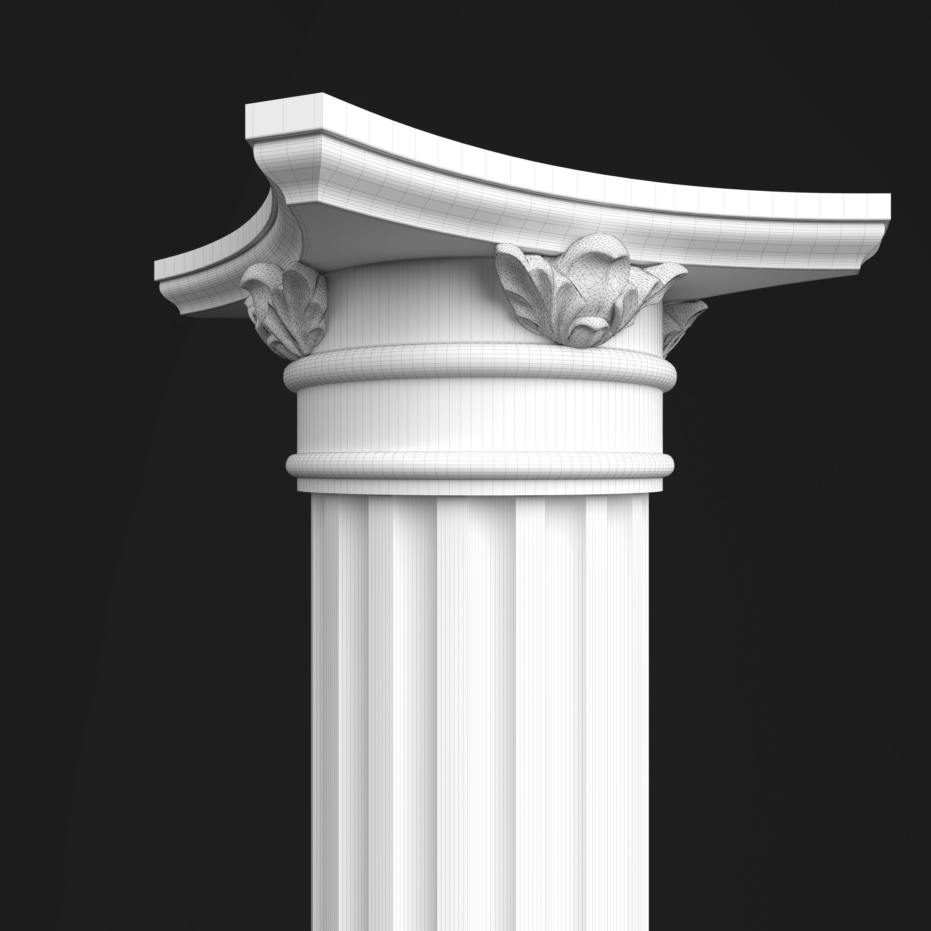Column Decorative 2 3D model_4