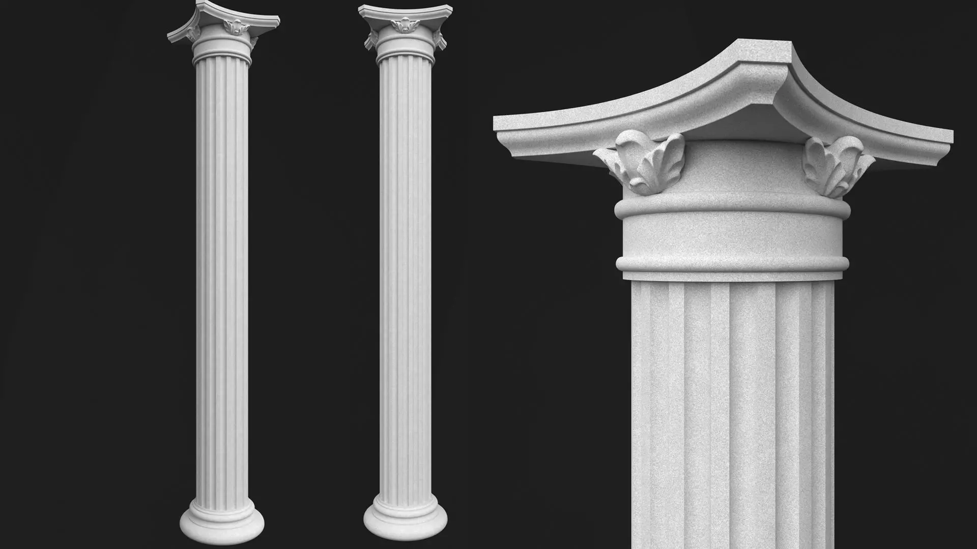 Column Decorative 2 3D model_0