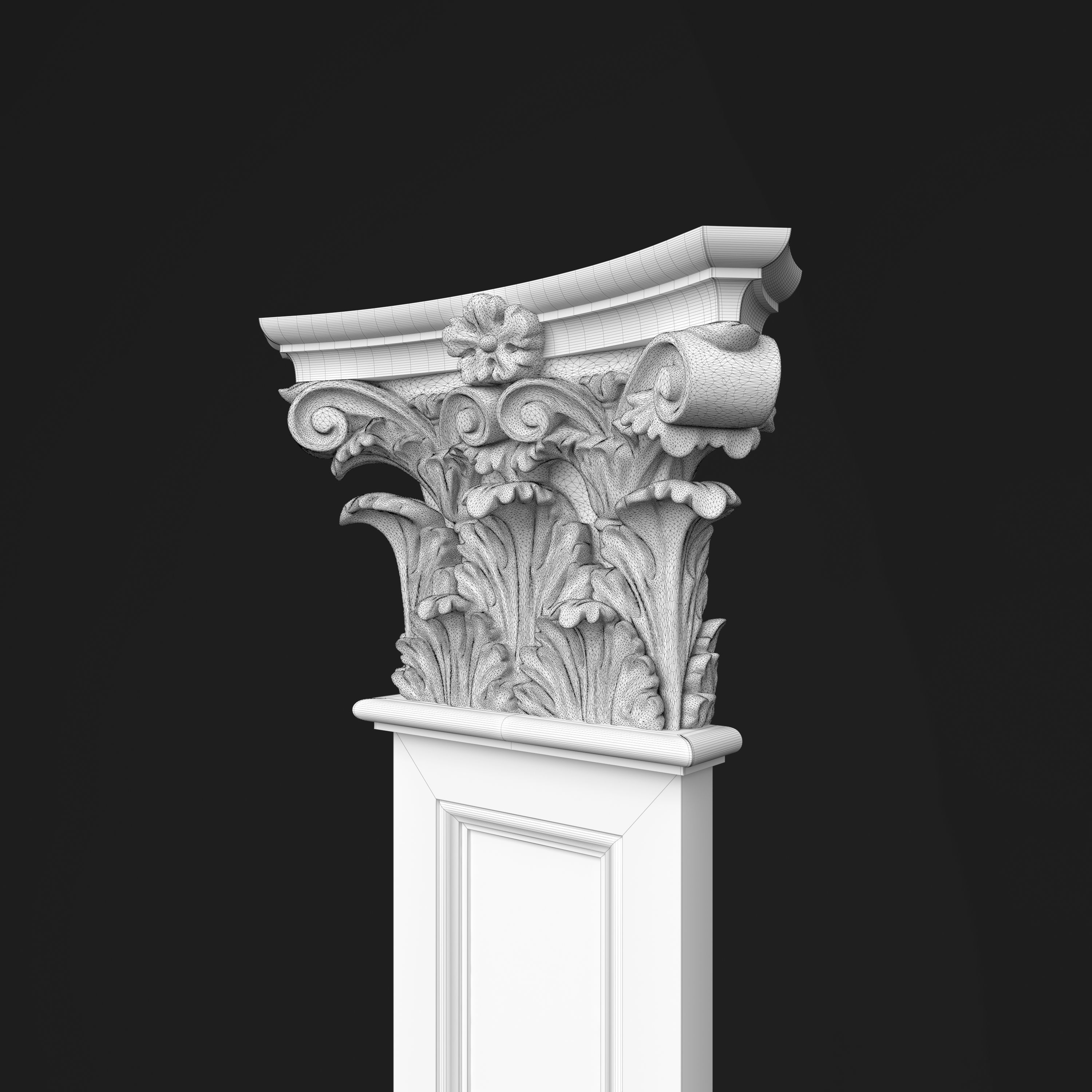 Column Decorative 3 3D model_12