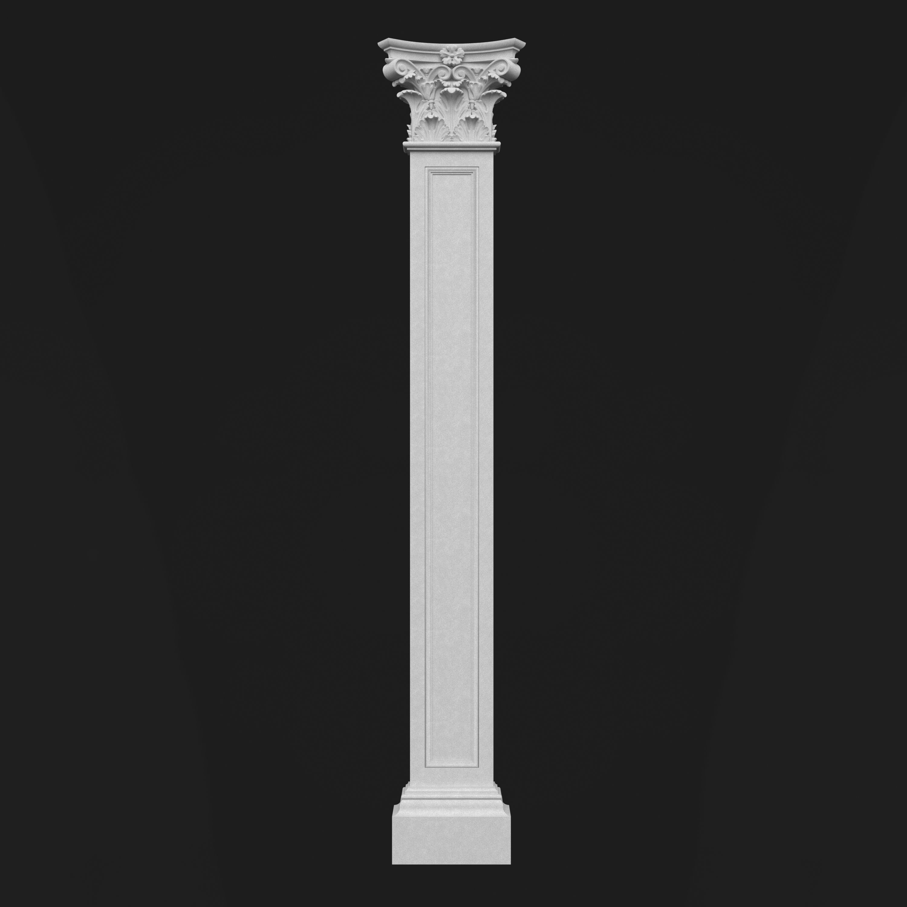 Column Decorative 3 3D model_5