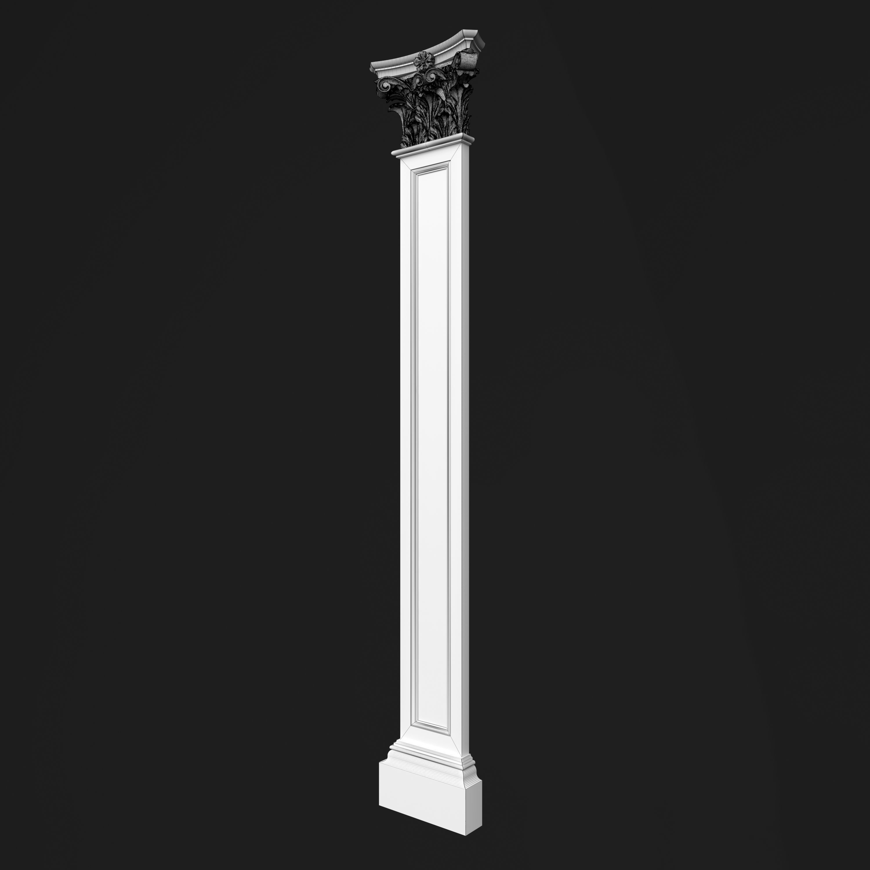 Column Decorative 3 3D model_10