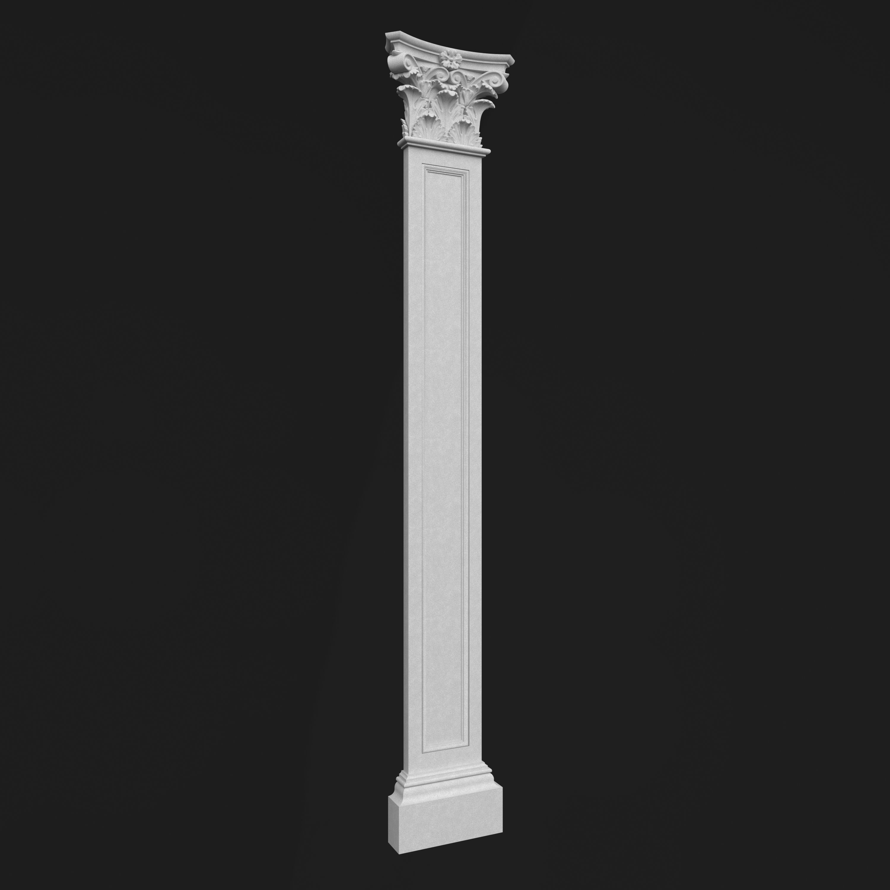 Column Decorative 3 3D model_1