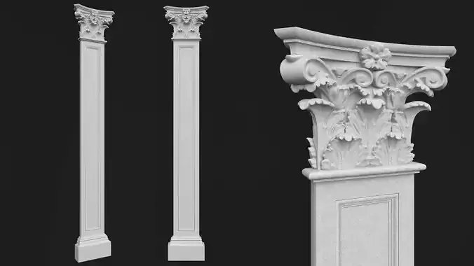 Column Decorative 3 3D model