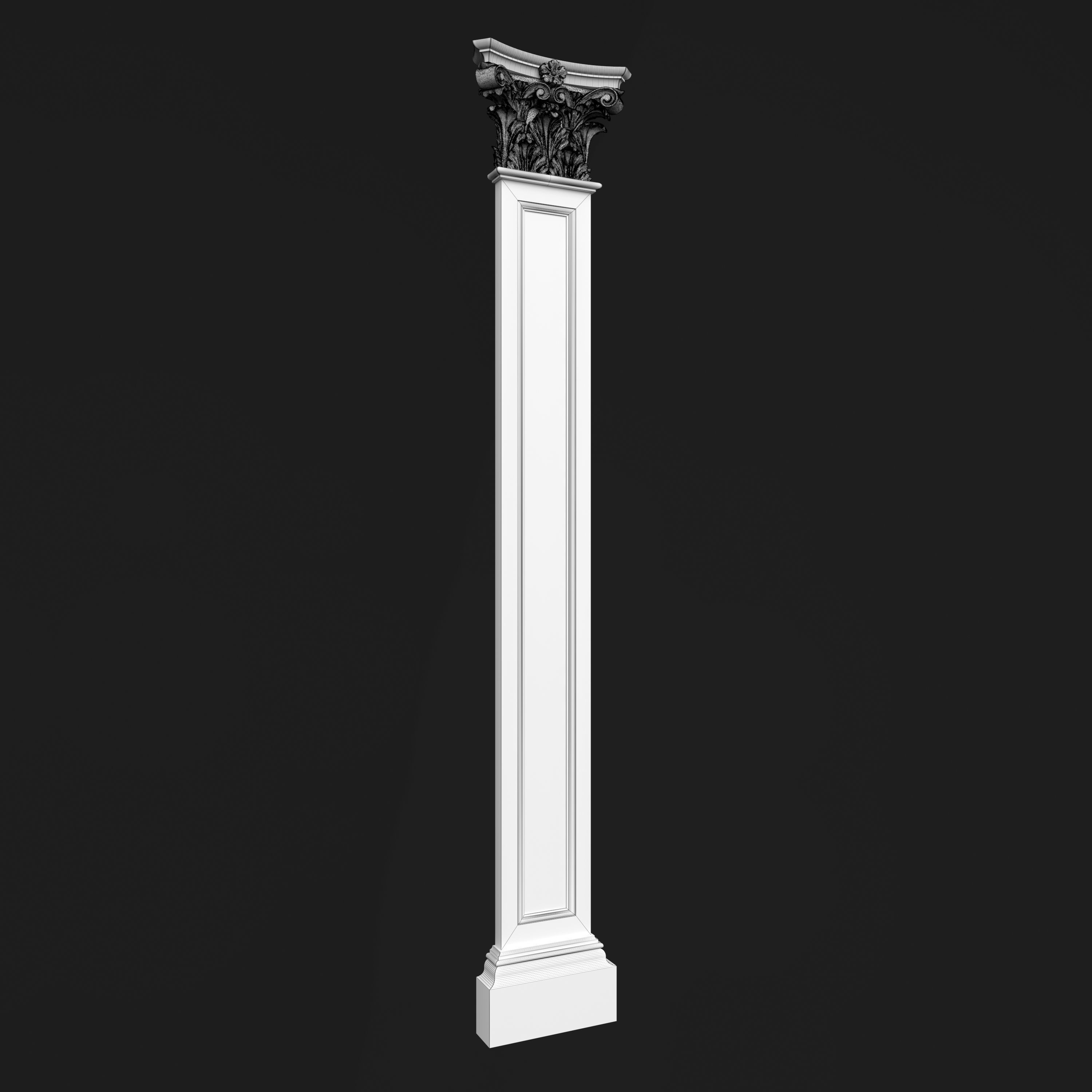 Column Decorative 3 3D model_2