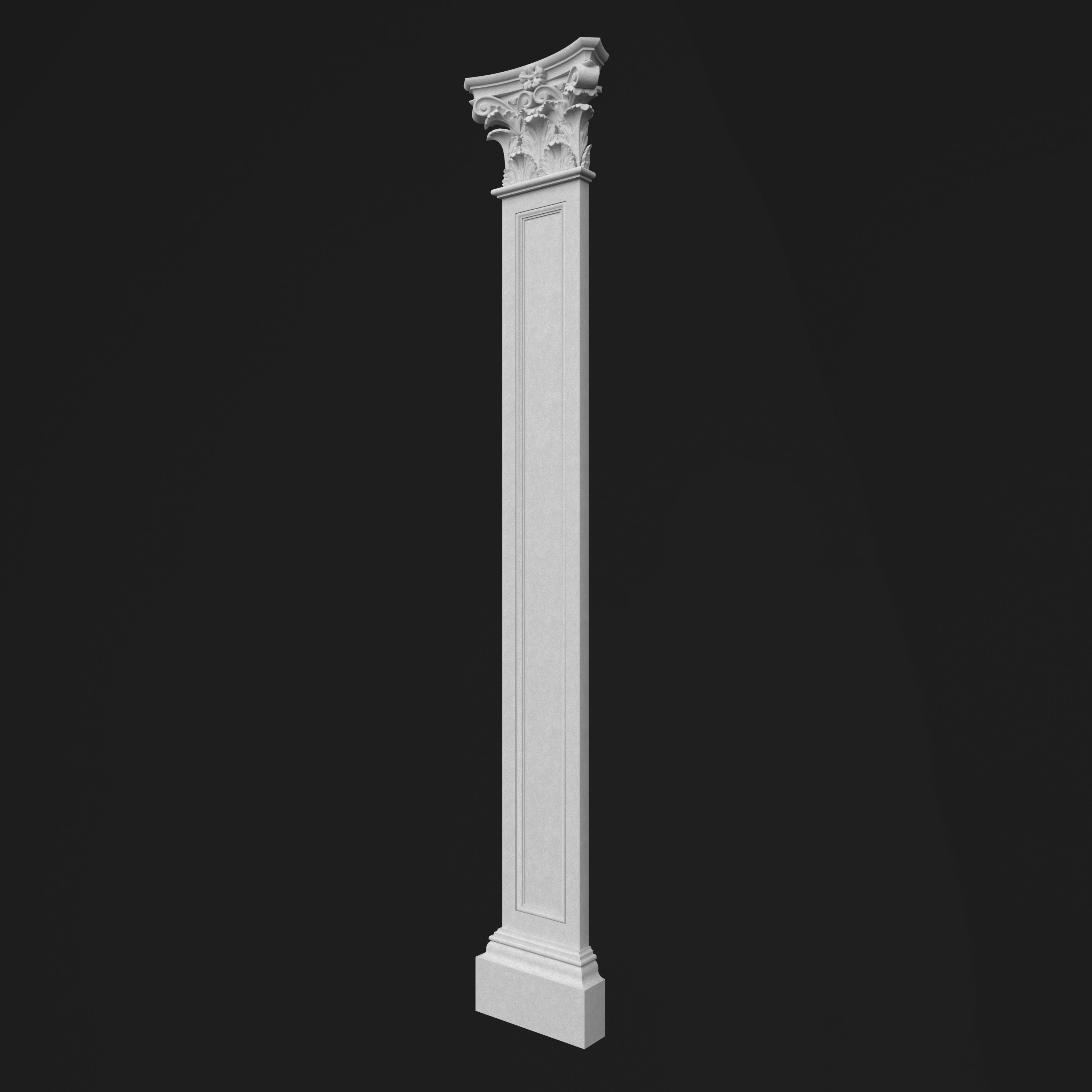 Column Decorative 3 3D model_9