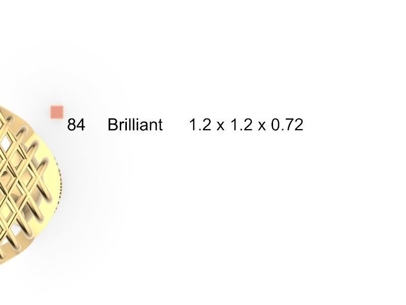 pave jali ring stl verified 3D print model_4