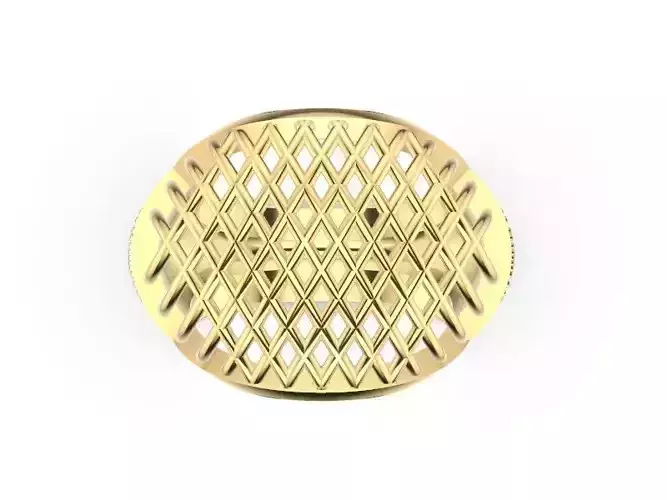 pave jali ring stl verified 3D print model
