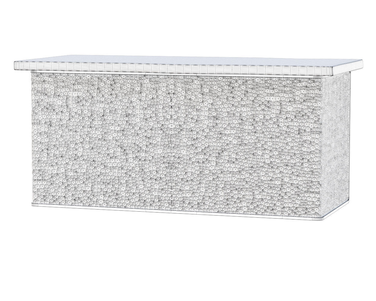 Nady working desk  3D model_5