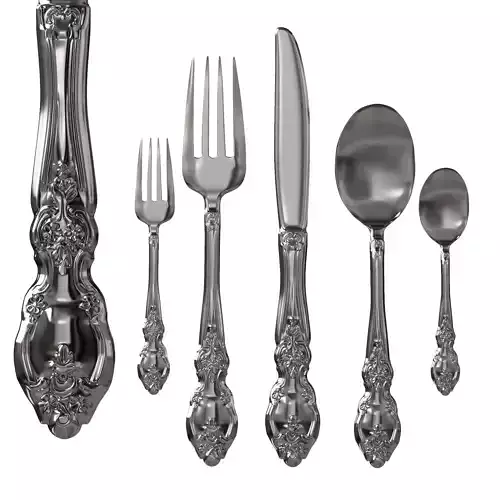Crockery Cutlery 003 3D model